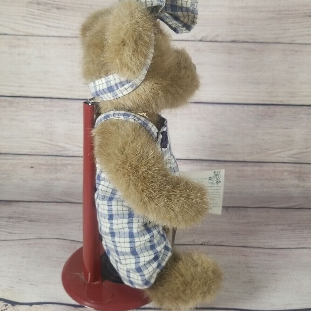 Boyd's Bears Brooke B Bearsley Plush Stuffed Fabric 10" Bear With Tags #917400 - Picture 10 of 16